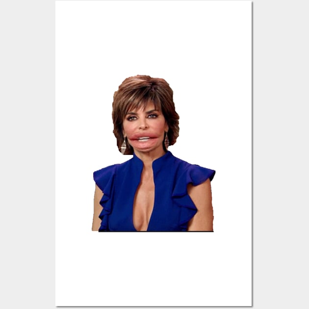 LISA RINNA big lips Wall Art by ematzzz